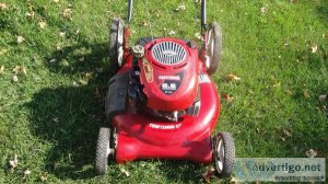 (Lawn Mowers) 21&rdquo Craftsman nice running 6.5 Hp Lawnmower