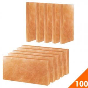 All-natural pure himalayan pink salt bricks (pack of 100)