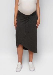 Shop Charcoal Wrap Skirt Maternity Wear Australia - &uacuteton