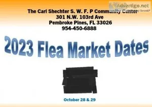 Flea Market Saturday Oct 28 and 29th 2022
