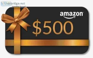 Enter for a 500 Amazon Gift Card to win