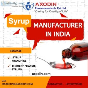 Pharmaceutical syrup manufacturers in india