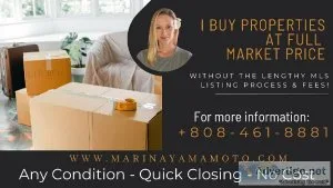 I buy housesappartments full market value