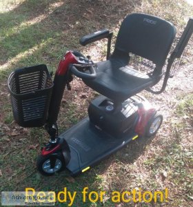 GoGo Pride Scooter and ramps