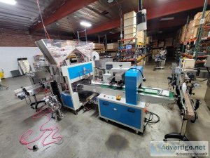 Straw Counting Machine  Straw Bag Forming Machine Combo