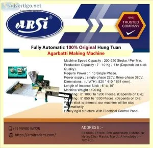 Original vietnam automatic agarbatti making machine
