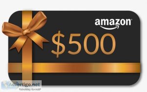 Enter for a 500 Amazon Gift Card to win