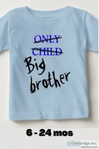 Only Child Promoted to Big Brother T-Shirt