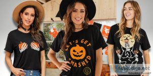 Halloween T-shirts for Women - Memphis