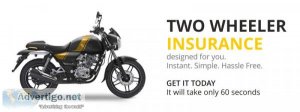 Two wheeler insurance online