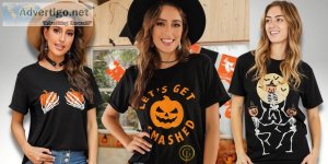 Halloween T-shirts for Women - Las Vegas
