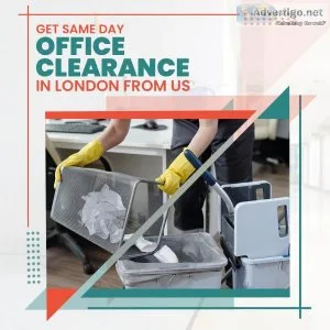 Get Same Day Office Clearance in London from Us