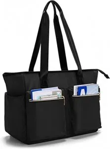 Teacher Bag Teacher Utility Tote Bag with Zip Top and Padded Sle