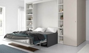 Modular wardrobe design for bedroom