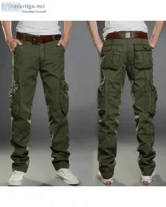 Multi-Pocket Men Casual Pants Military Tactical Joggers Cargo Pa