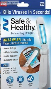 UV DISINFECTING UV LIGHT KILLS 99.9% OF HARMFUL VIRUSES GERMS an