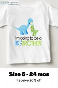 I m Going to be a Big Brother Dinosaur Sibling Shirt