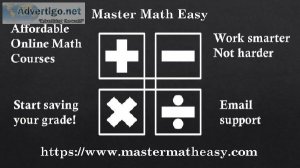 YOU CAN START IMPROVING YOUR MATH GRADE FOR LESS THAN A 1 A DAY