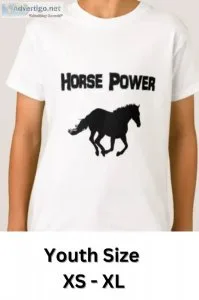 Love of Horses - Youth T-Shirt &quotHorse Power&quot