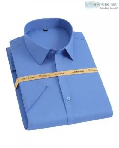 Summer Short Sleeve Slight Strech Bamboo Fiber Men s Shirts