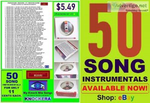 50 SONG INSTRUMENTALS on USB MEMORY STICK