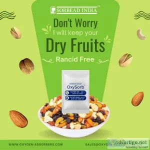 Oxygen absorber packets for long term food storage
