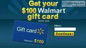 Enter for a 100 Walmart Gift Card