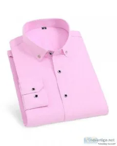 Long Sleeve Cotton Smart Casual Slim Male Business Formal Shirt