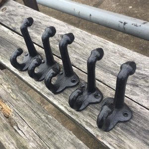 Vintage Style Cast Iron Coat Hat Hook