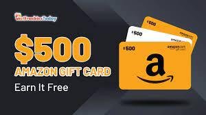 Claim Your 500 Amazon Gift Card