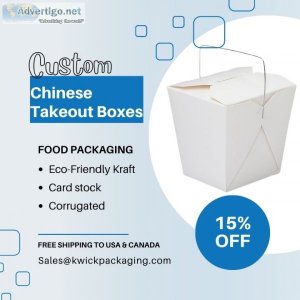 Custom chinese takeout boxes