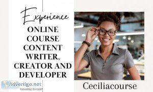 I will be your online course content creator outline creation cu