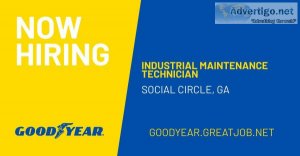 Industrial Maintenance Technician - Social Circle GA- 500 Retent