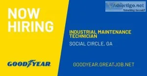 Industrial Maintenance Technician - Social Circle GA- 500 Retent