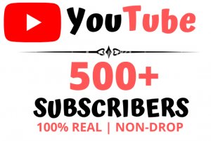 Buy 500 youtube subscribers  active & instant subscribers