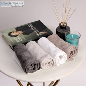 Shop 100% plush bamboo cotton hand towel