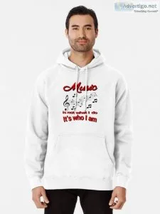 Music Is Who I Am Pullover Hoodie