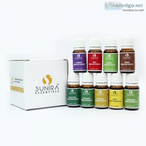 100% natural essential oils online india by sunira essentials