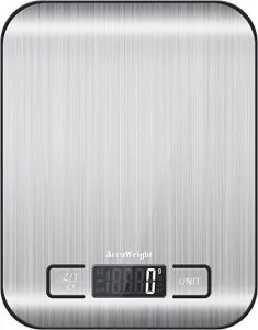 ACCUWEIGHT 211 Kitchen Scale Digital Cooking Scale with Backlit 