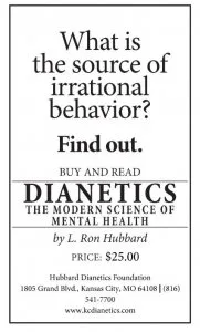 What is the source of irrational behavior Buy Dianetics