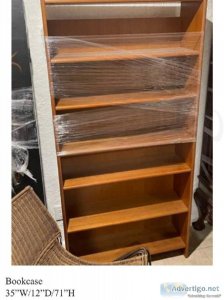 Bookcase For Sale 100.00 cleaning out storage