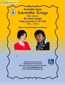 Karaoke Krazy Friday November 4th- 18th
