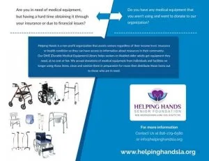 Medical Equipment ResourcesAssistance - Wheelchair walkers canes
