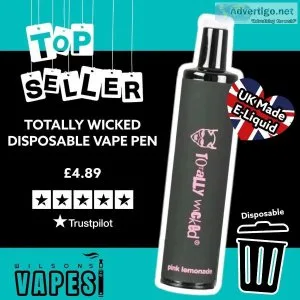 Shop Totally Wicked Disposable Vape Pen At &pound4.89 From Wilso