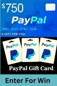Grab a 750 PayPal Gift Card Now