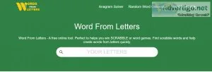 Words from letters