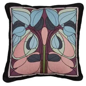 Vineyard Art Nouveau Floral Window Cushions  Made in the USA