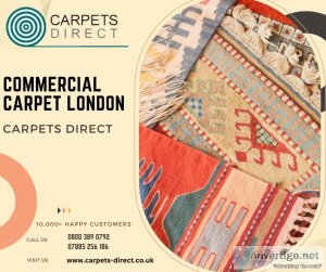 Buy branded commercial carpets in London to make your place beau