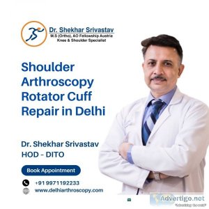 Shoulder arthroscopy rotator cuff repair