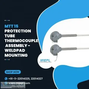 Mtt15 protection tube thermocouple assembly - weldpad mounting |